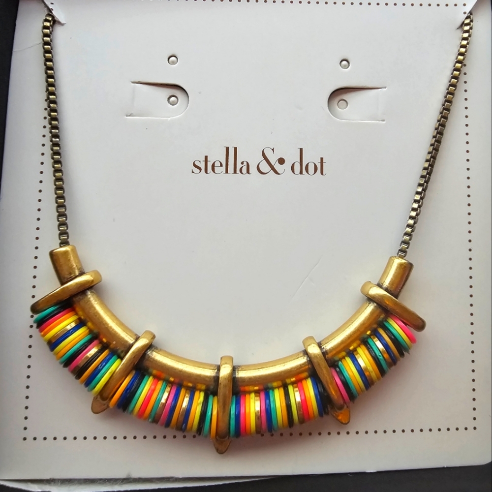 Stella&Dot rainbow necklace